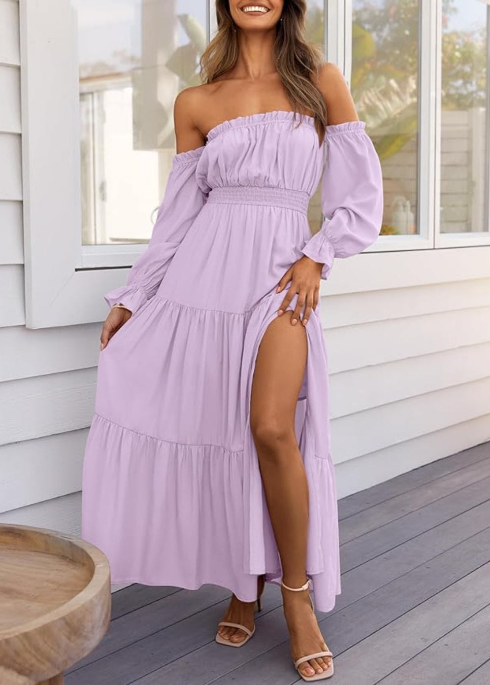 Side Split Maxi Dress