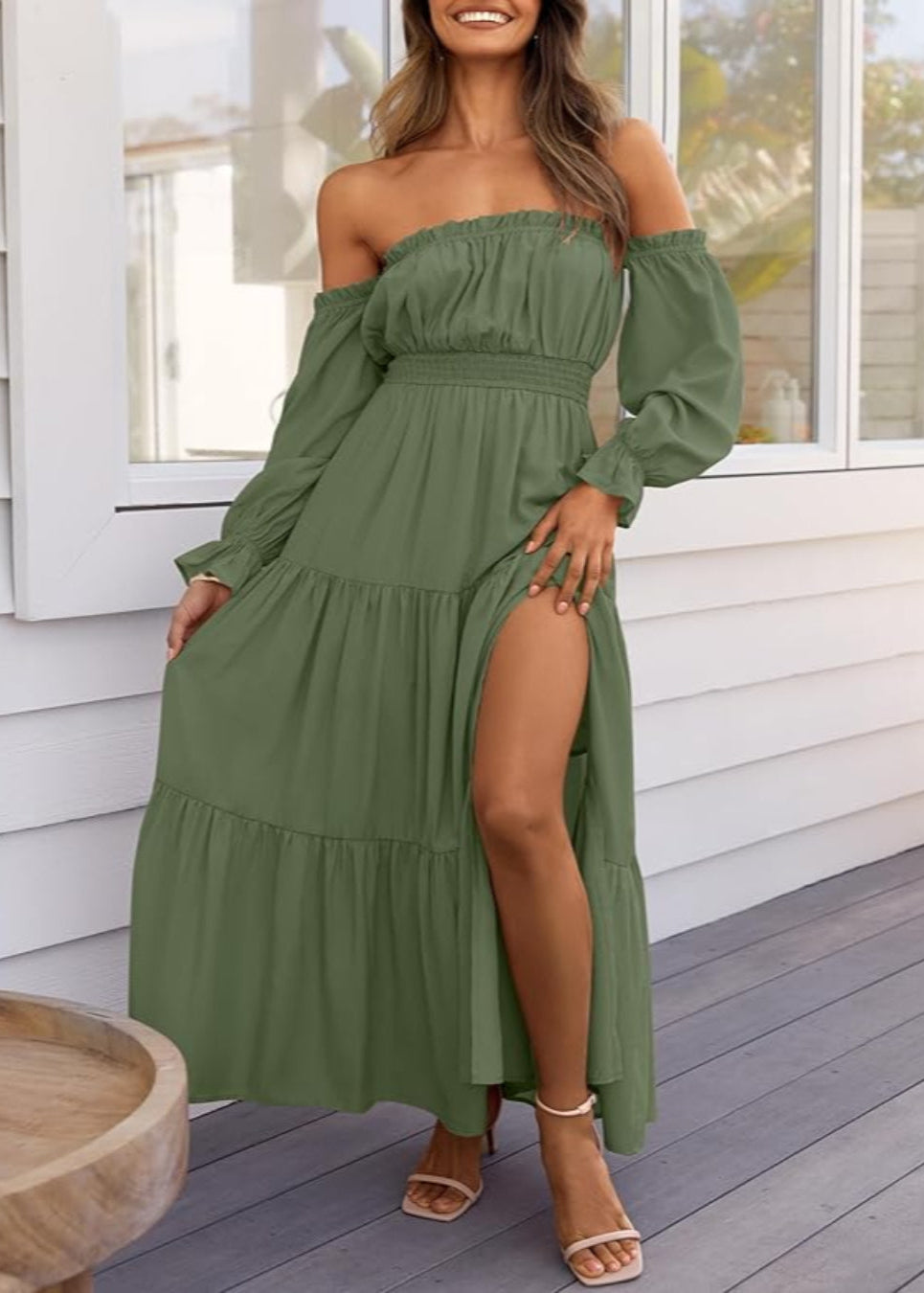 Side Split Maxi Dress