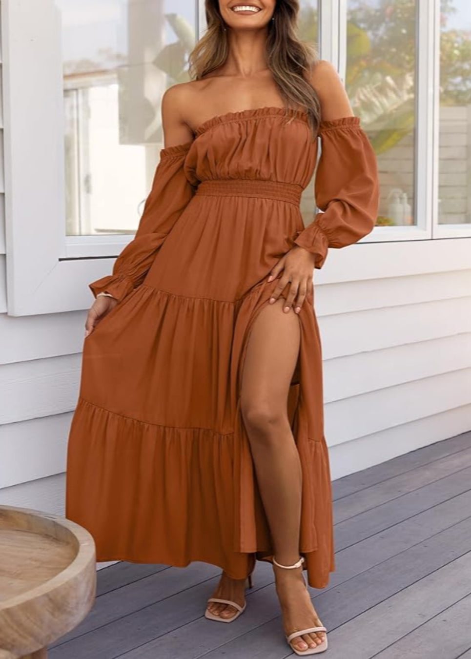 Side Split Maxi Dress