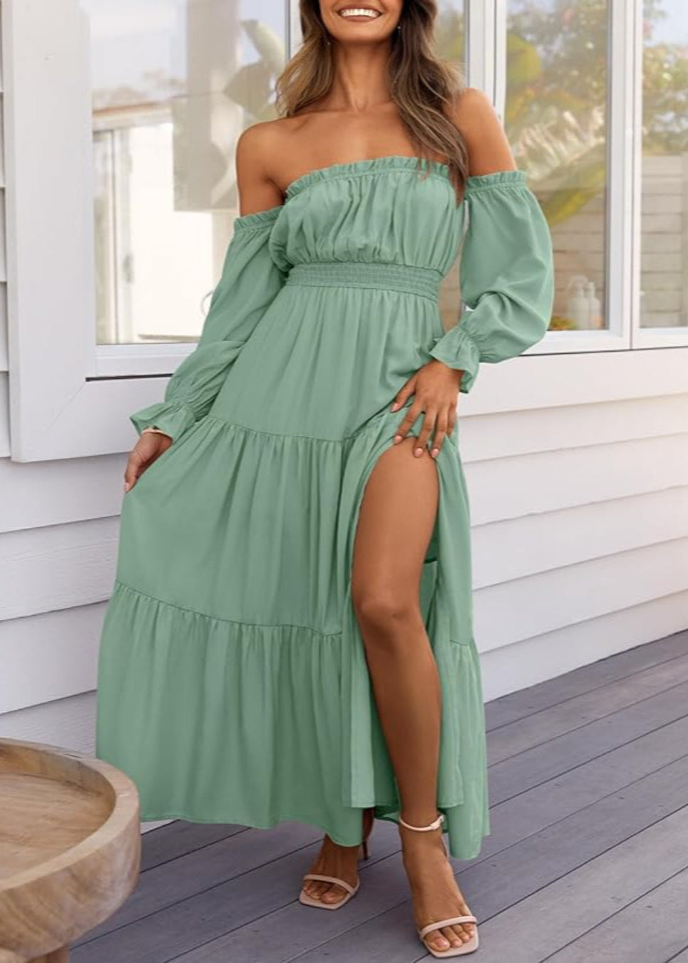 Side Split Maxi Dress