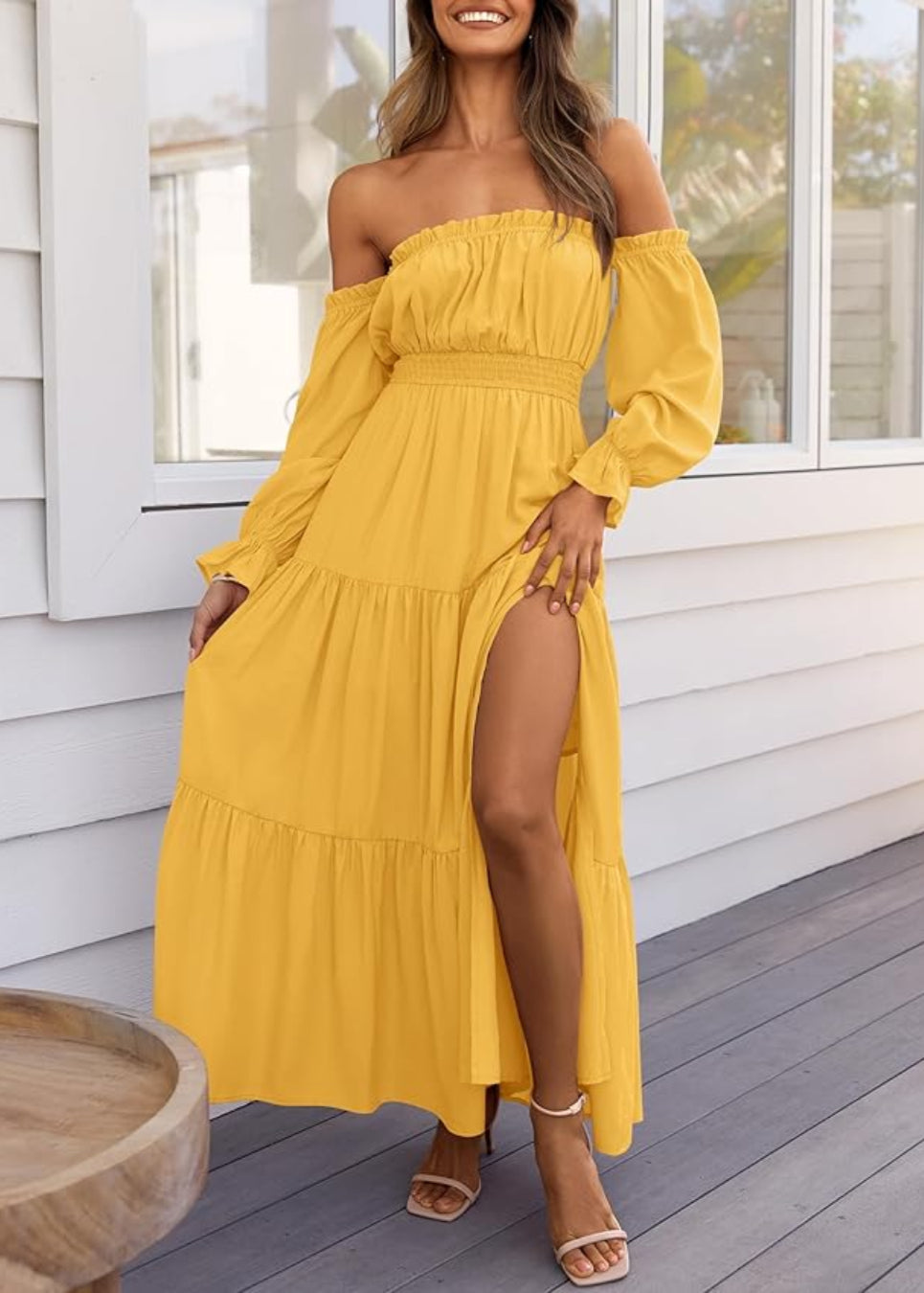 Side Split Maxi Dress