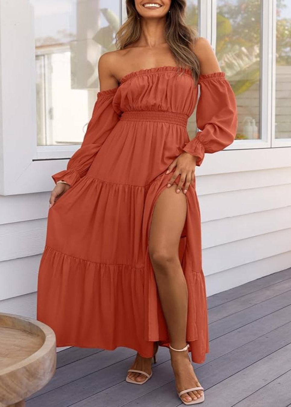 Side Split Maxi Dress