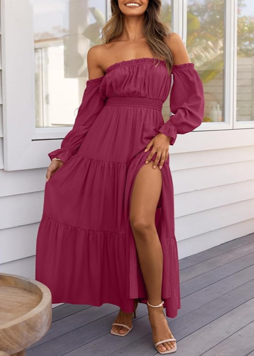 Side Split Maxi Dress