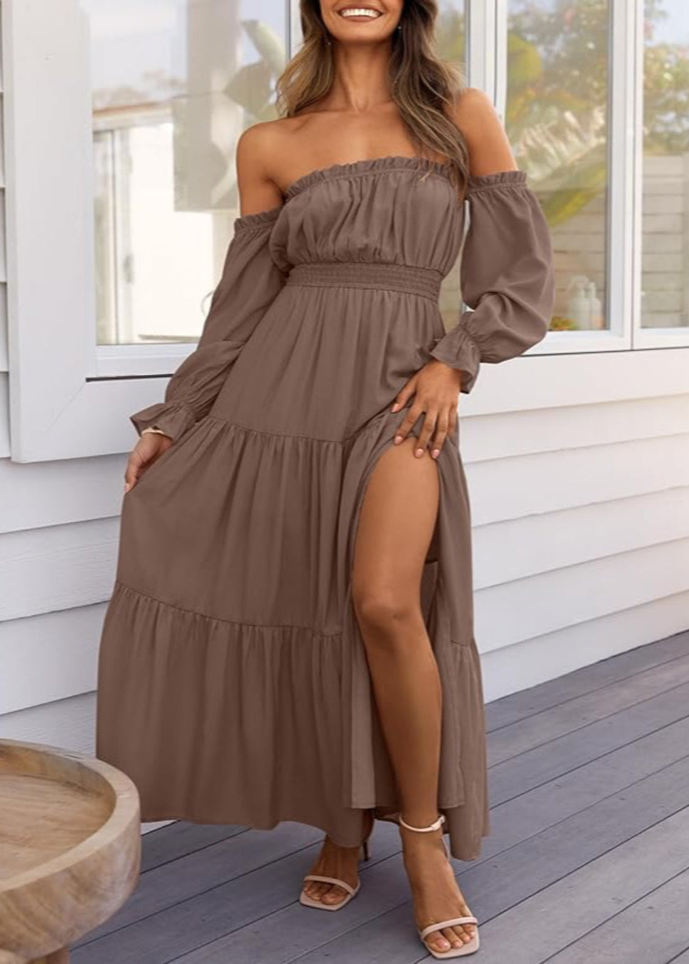Side Split Maxi Dress